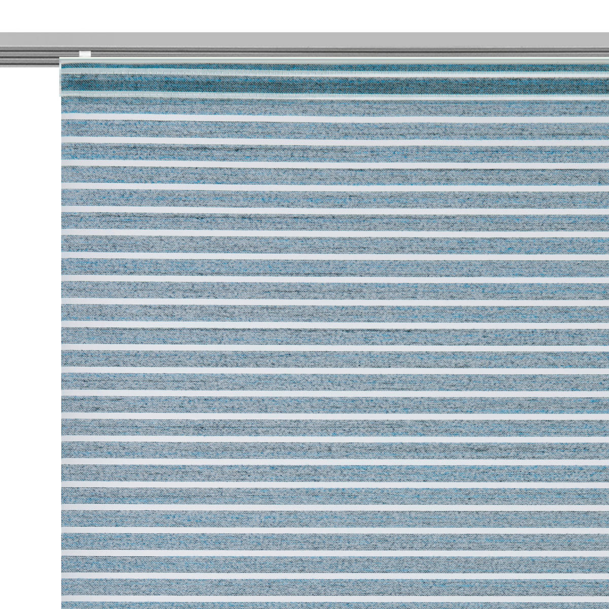 FLÄCHENVORHANG   halbtransparent  60/245 cm   - Petrol, Basics, Textil (60/245cm) - Novel