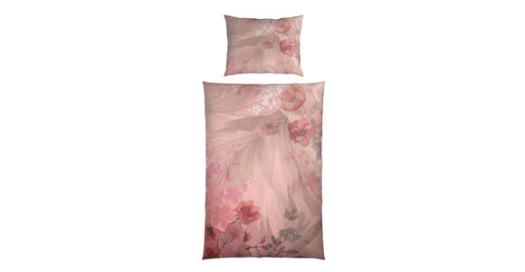 BETTWÄSCHE TANJA Satin 140/200 cm  - Hellrosa, KONVENTIONELL, Textil (140/200cm) - Novel