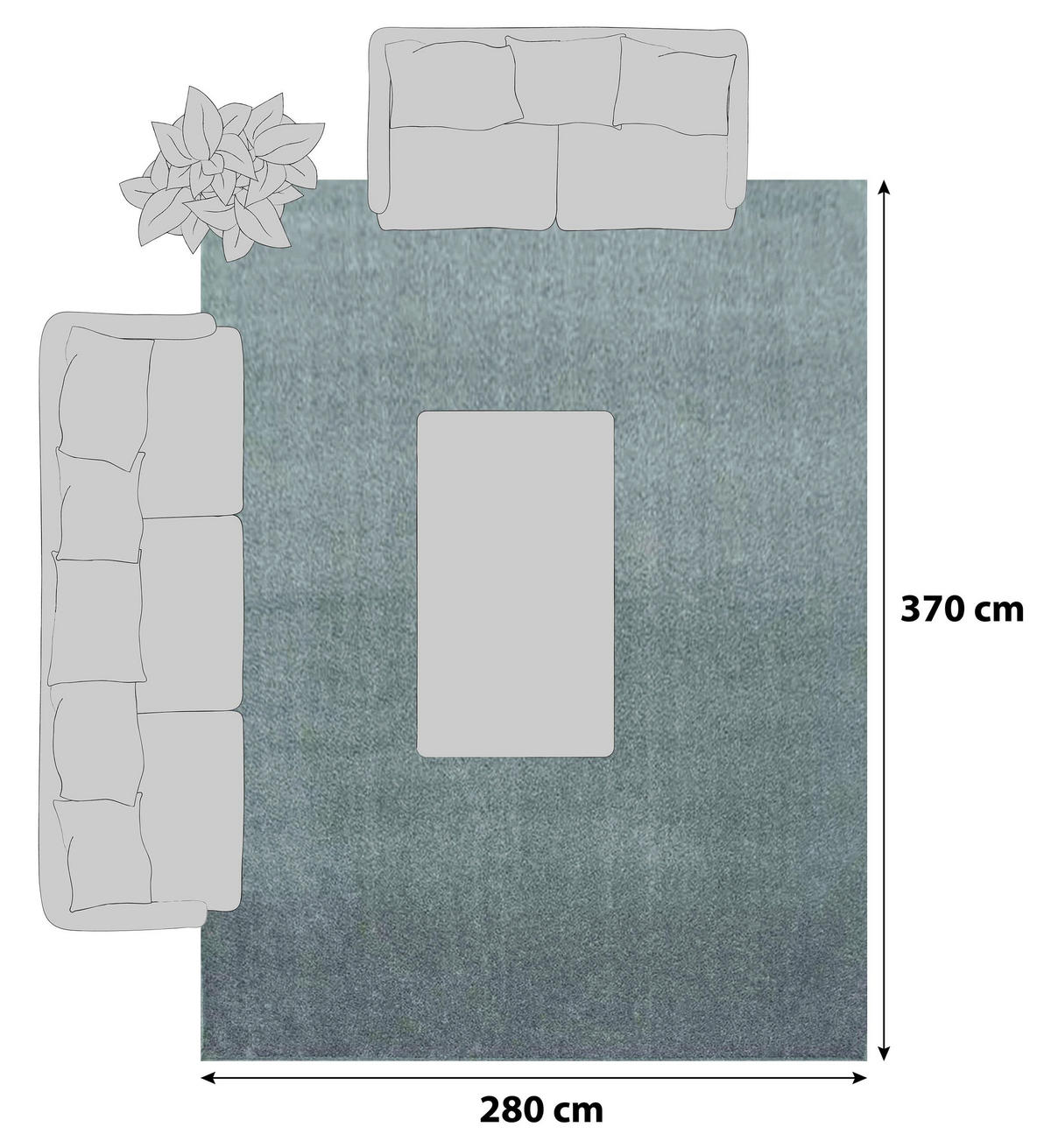 RYAMATTA 280/370 cm ATA 7000  - beige, Design, textil (280/370cm) - Novel