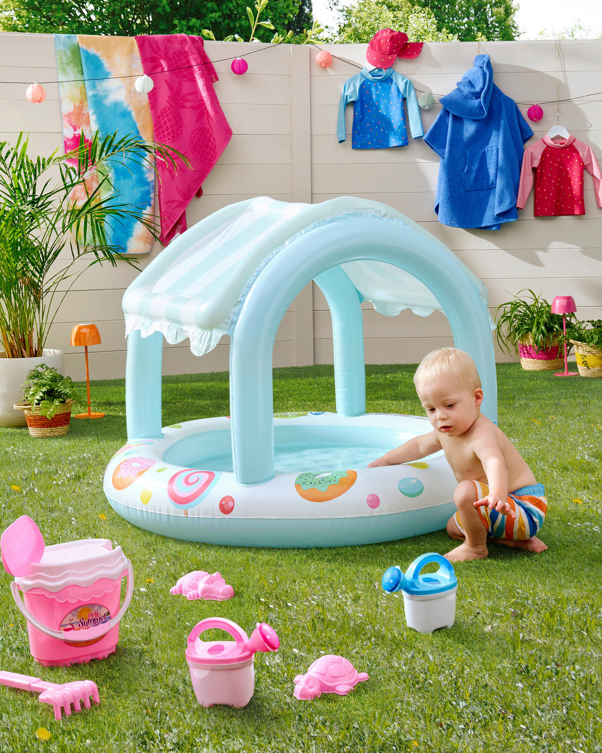 HUT - Pink, Basics, Textil (74/80null) - Patinio