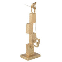 SKULPTUR - Goldfarben, Basics, Naturmaterialien/Keramik (14,5/14,5/50cm) - Ambia Home