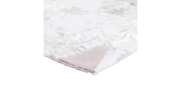 BADEMATTE 60/100 cm Weiß, Flieder - Flieder/Weiß, Design, Textil (60/100cm) - Ambiente