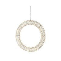 LED-WEIHNACHTSFIGUR - Silberfarben/Weiß, KONVENTIONELL, Metall (7,50/58,50/58,50cm)