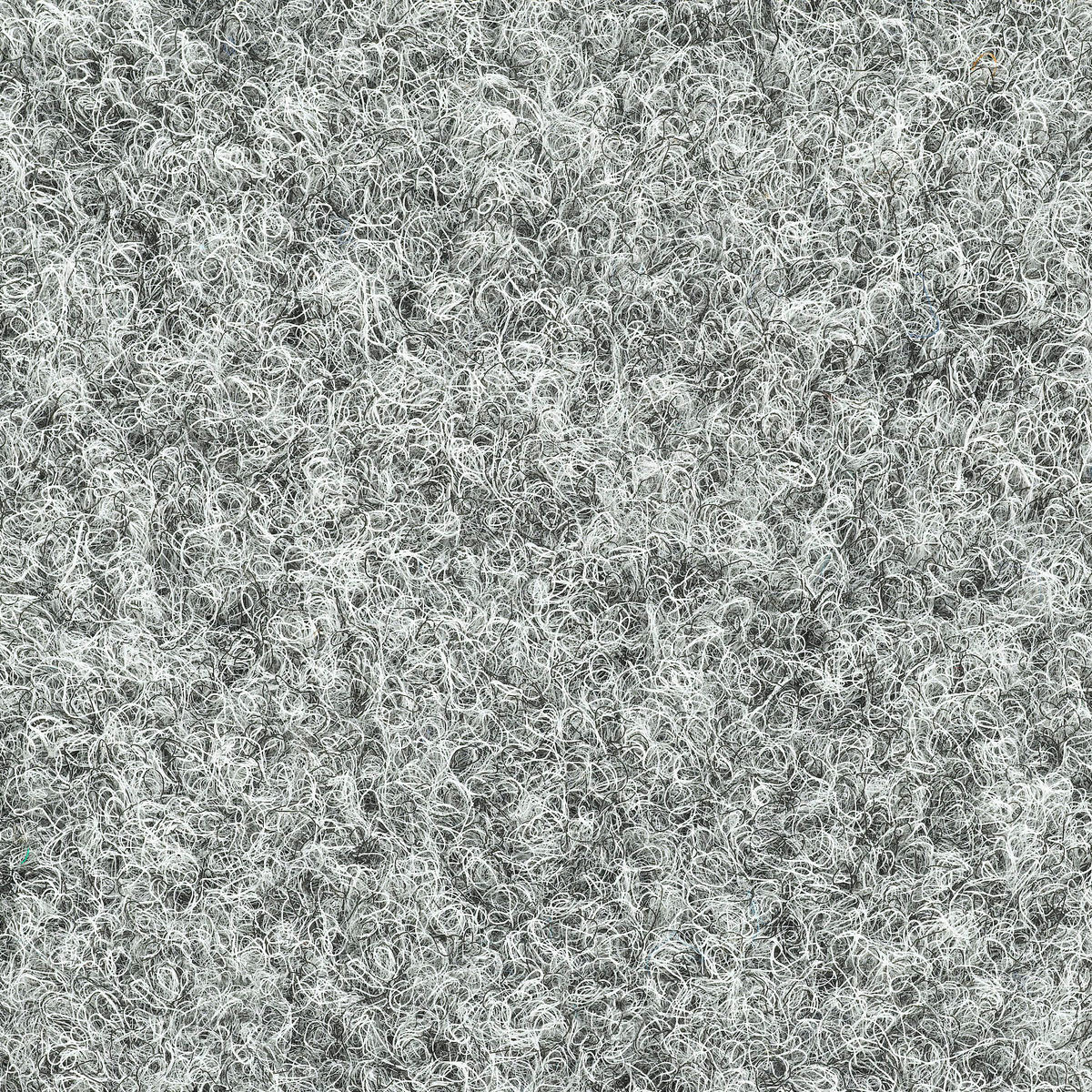 TEPPICHFLIESE 50/50 cm  in Graublau  - Graublau, Basics, Textil (50/50cm)