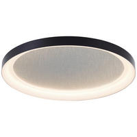 LED-DECKENLEUCHTE  42/4 cm    - Schwarz, Basics, Kunststoff/Metall (42/4cm) - Brilliant