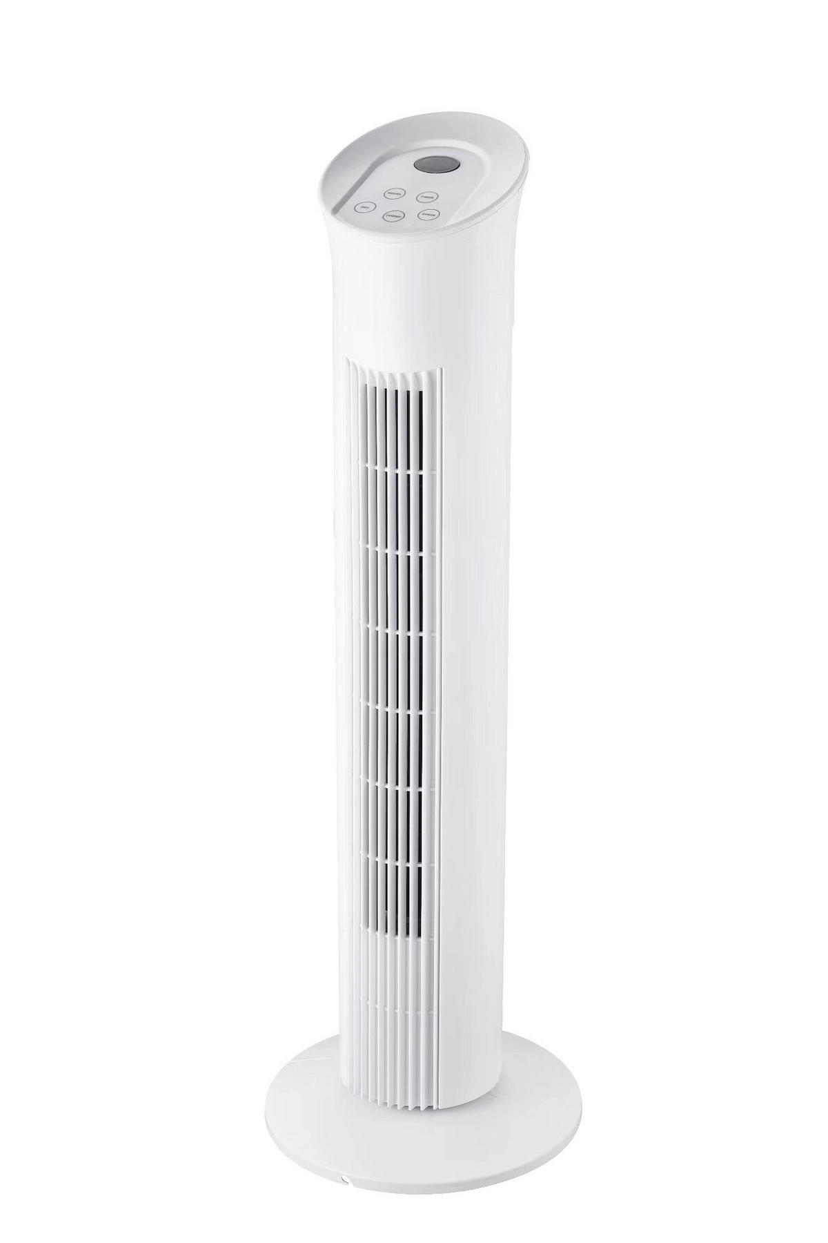 VENTILATOR STUPNI  bijela     - bijela, Basics, plastika (26/81cm) - Mican