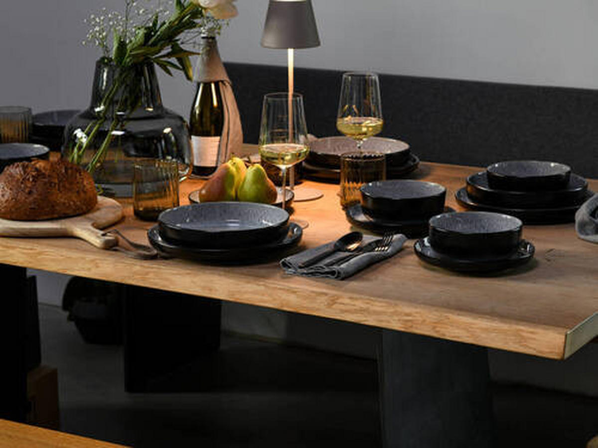 KOMPLETT SERVIS 30 delar  - ljusgrå, Trend, keramik - Creatable