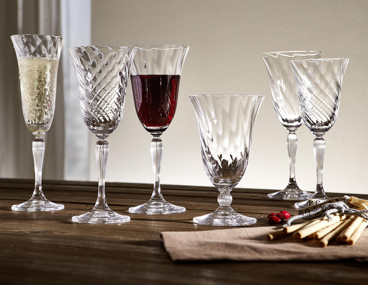 ČAŠA ZA PENUŠAVO VINO  185 ml  - prozirna, Osnovno, staklo (20,5cm) - Leonardo