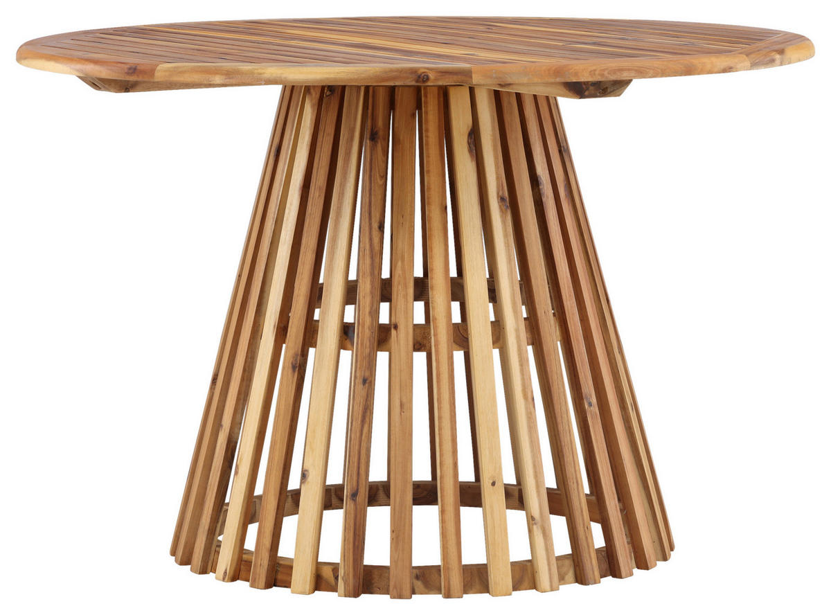 GARTENTISCH 120/120/75 cm  - Akaziefarben, KONVENTIONELL, Holz (120/120/75cm) - Gardenson