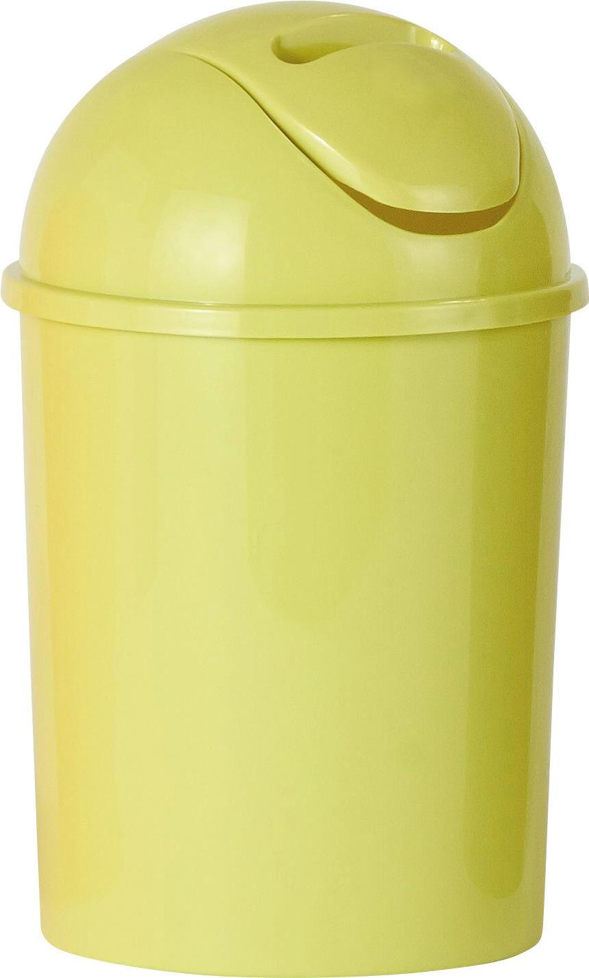 ODPADKOVÝ KÔŠ, 5 l - zelená, Basics, plast (19/31/19cm)