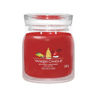 MIRISNA SVEĆA  crvena  - crvena, Osnovno, staklo (9.3/11.4/9.3cm) - Yankee Candle