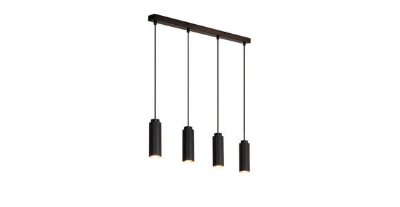 HÄNGELEUCHTE 65/9/120 cm - Schwarz, Trend, Metall (65/9/120cm) - Novel
