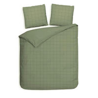BETTWÄSCHE Diamante Makosatin 200/200 cm  - Grün, Basics, Textil (200/200cm)