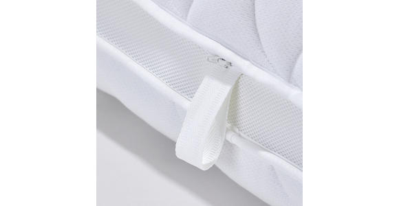 Taschenfederkernmatratze Toppio 90x200cm H2/H3 - Weiß, Textil (90/200cm) - Primatex