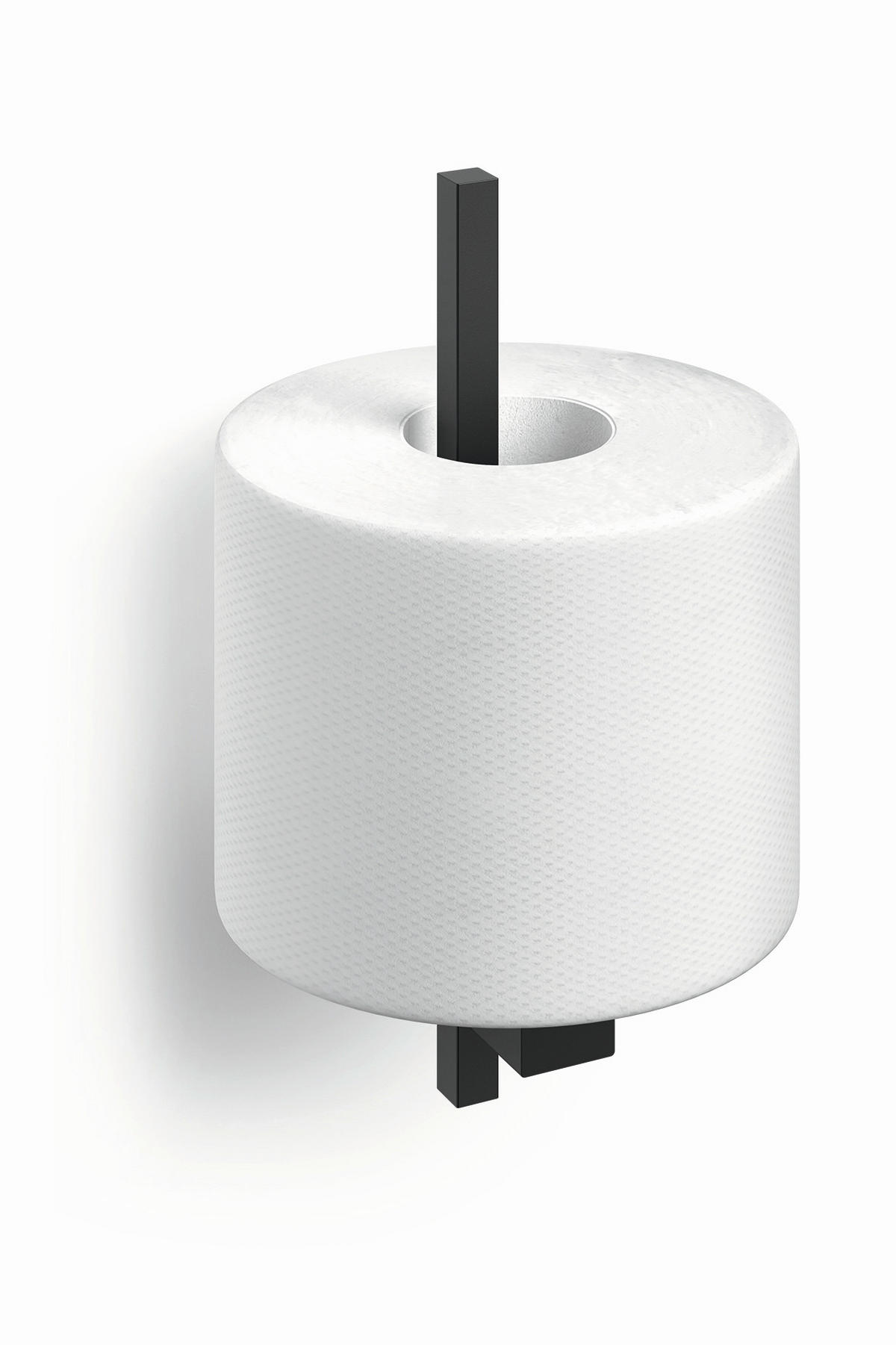 TOILETTENPAPIERHALTER - Schwarz, Basics, Metall (2,3/19,5/10cm) - Zack