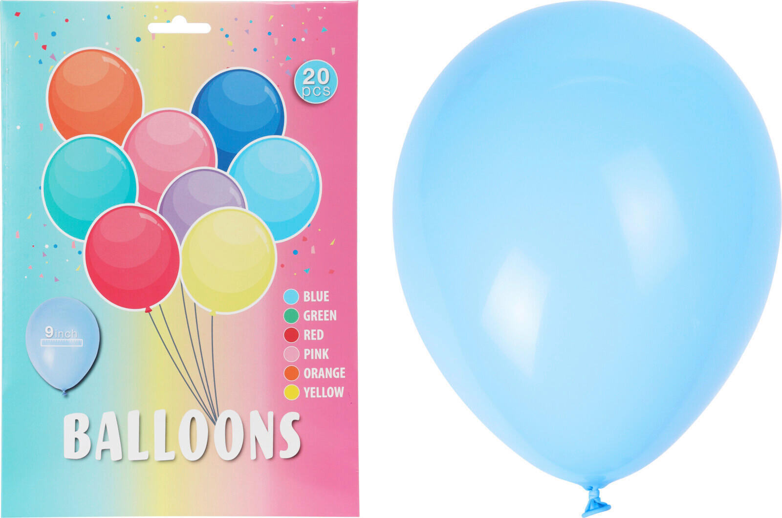LUFTBALLON  - Multicolor, Trend, Kunststoff (0.5/14/18cm)