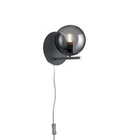 WANDLEUCHTE - Anthrazit, Basics, Glas/Metall (20,6/18/21,3cm) - Trio Leuchten
