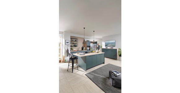 EINBAUKÜCHE - Grün, Design, Holzwerkstoff - Dieter Knoll
