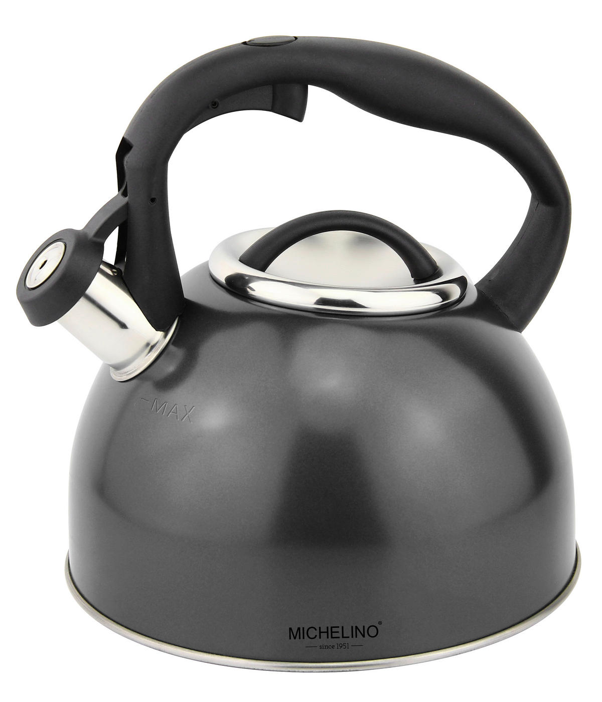 TEEKESSEL MICHELINO  - Schwarz, Basics, Metall (20/23/20cm)