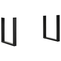 TISCHGESTELL Schwarz   - Schwarz, Design, Metall (70/8/73cm) - Landscape