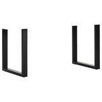 TISCHGESTELL Schwarz   - Schwarz, Design, Metall (70/8/73cm) - Landscape