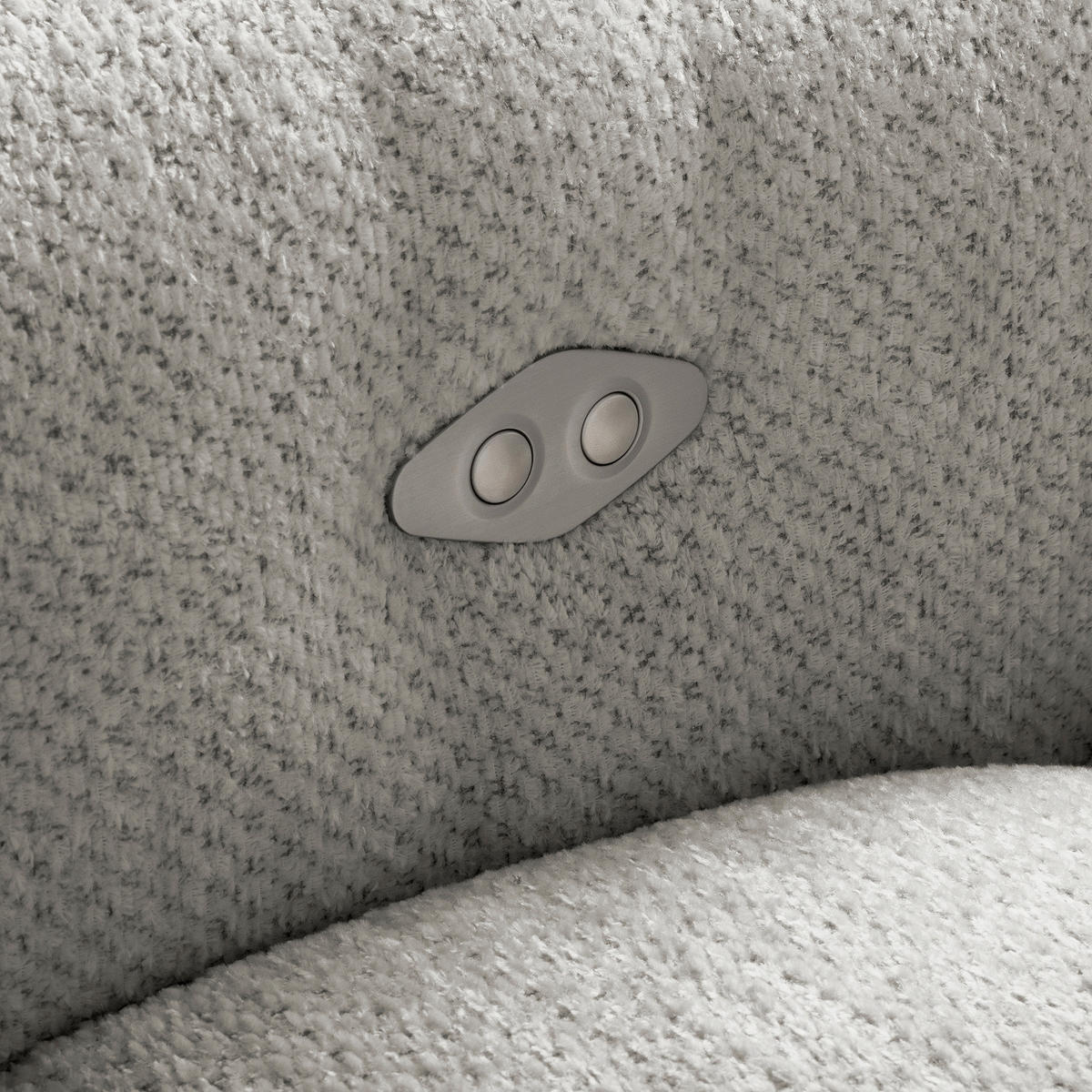 ECKSOFA  Webstoff Greige  - Greige/Schwarz, Design, Kunststoff/Textil (274/177cm) - Livetastic