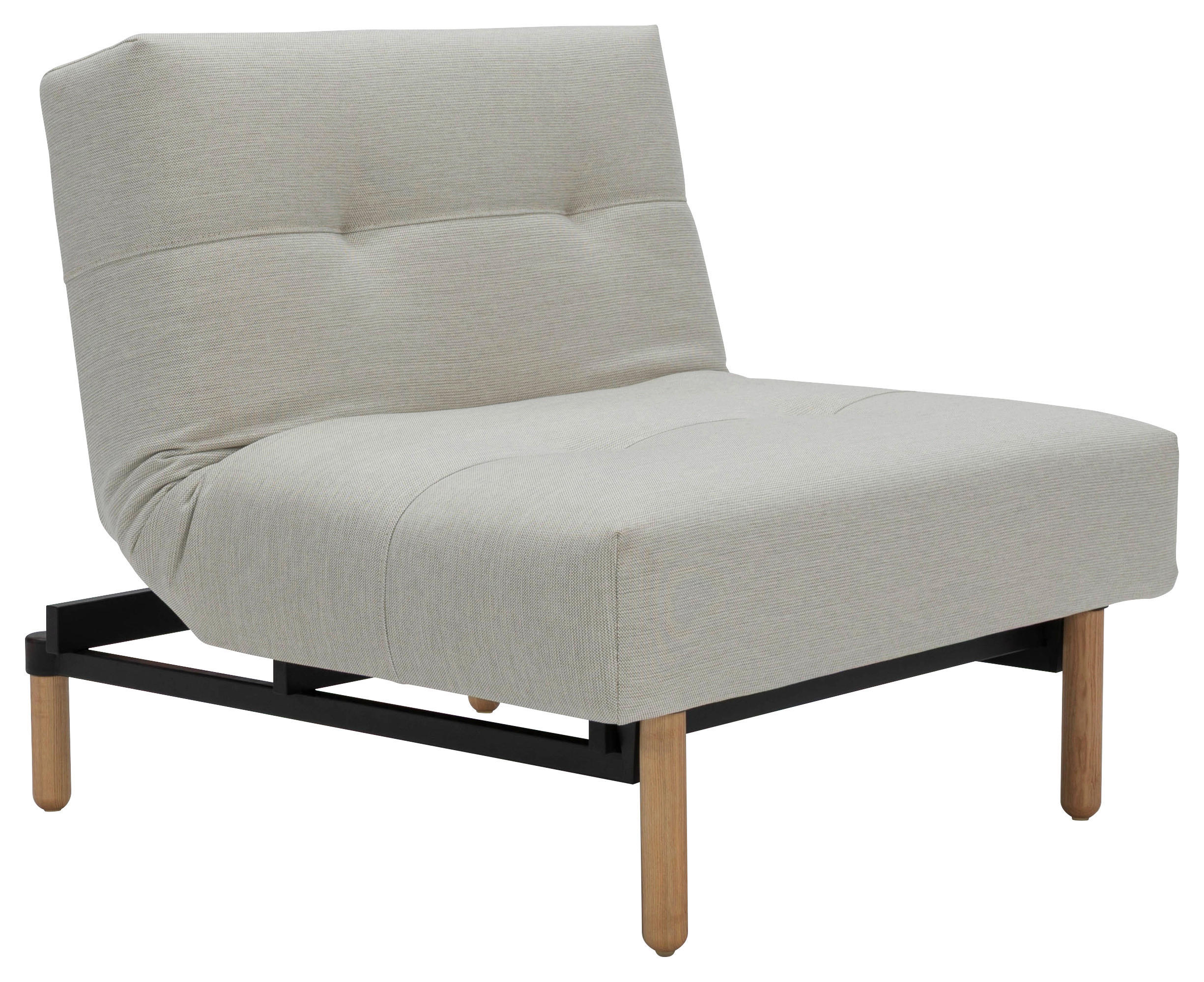 SESSEL in Flachgewebe Naturfarben  - Eichefarben/Naturfarben, Design, Holz/Textil (90/77/91cm) - Niels Andersson