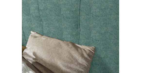 BOXSPRINGBETT 180/200 cm in Türkis, Wildeiche - Türkis/Wildeiche, Natur, Holz/Textil (180/200cm) - Valnatura