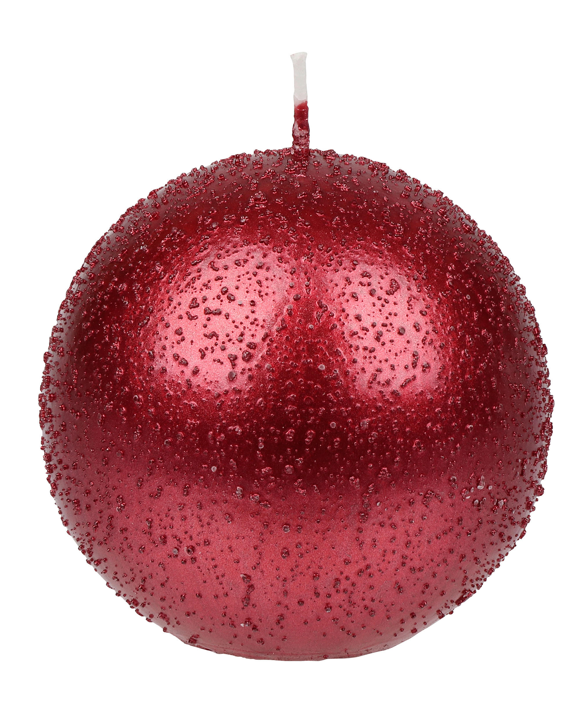 KERZE - Rot, Basics, Kunststoff (8,0/8,0cm)