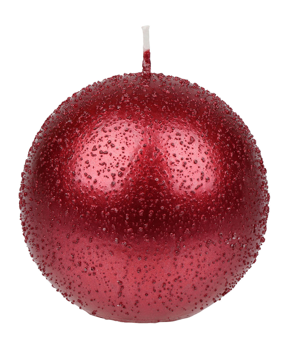 KERZE - Rot, Basics, Kunststoff (8,0/8,0cm)