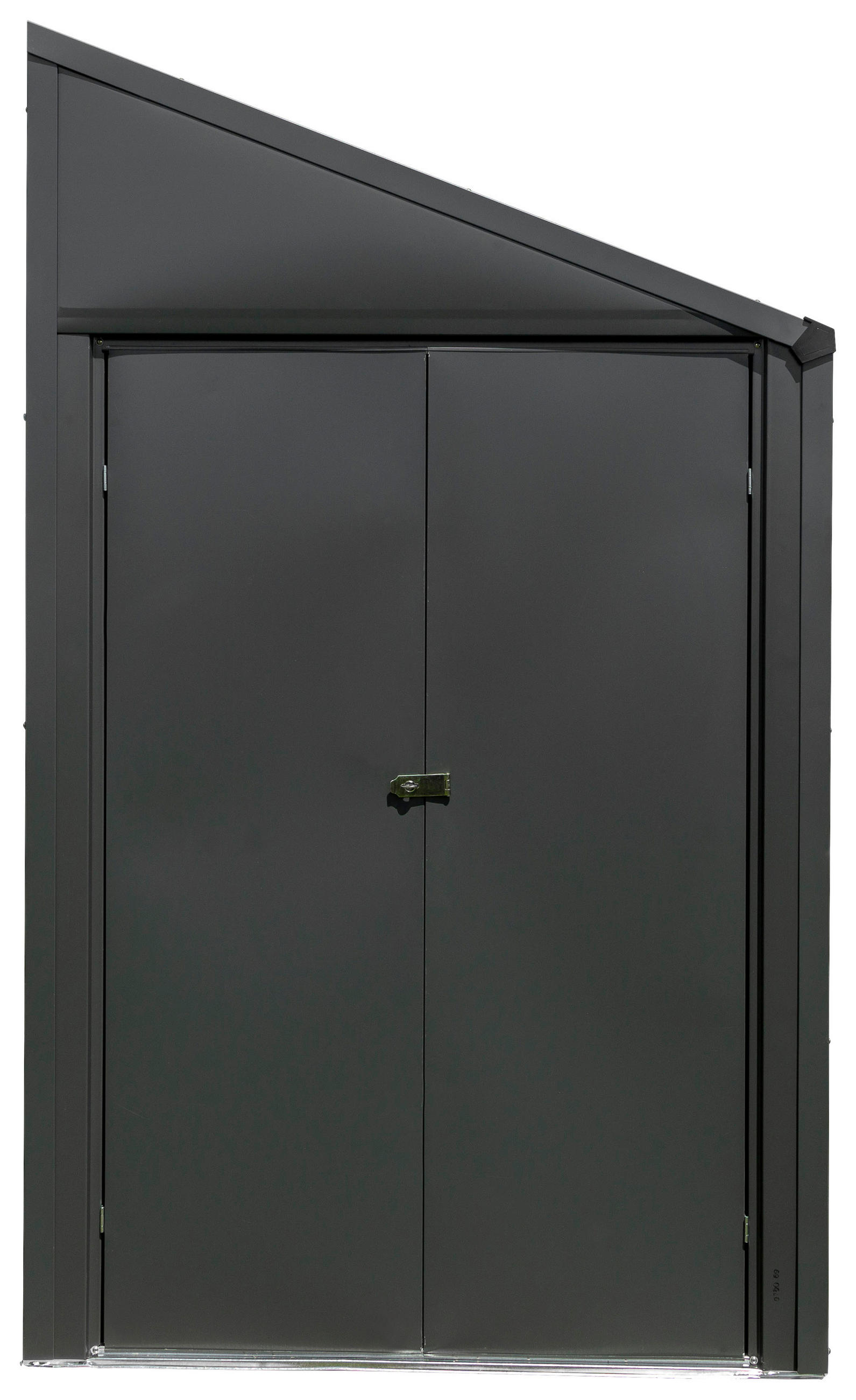 GERÄTEHAUS 203/208/124 cm  - Grau, Basics, Metall (203/208/124cm)