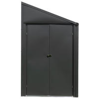 GERÄTEHAUS 203/208/124 cm  - Grau, Basics, Metall (203/208/124cm)