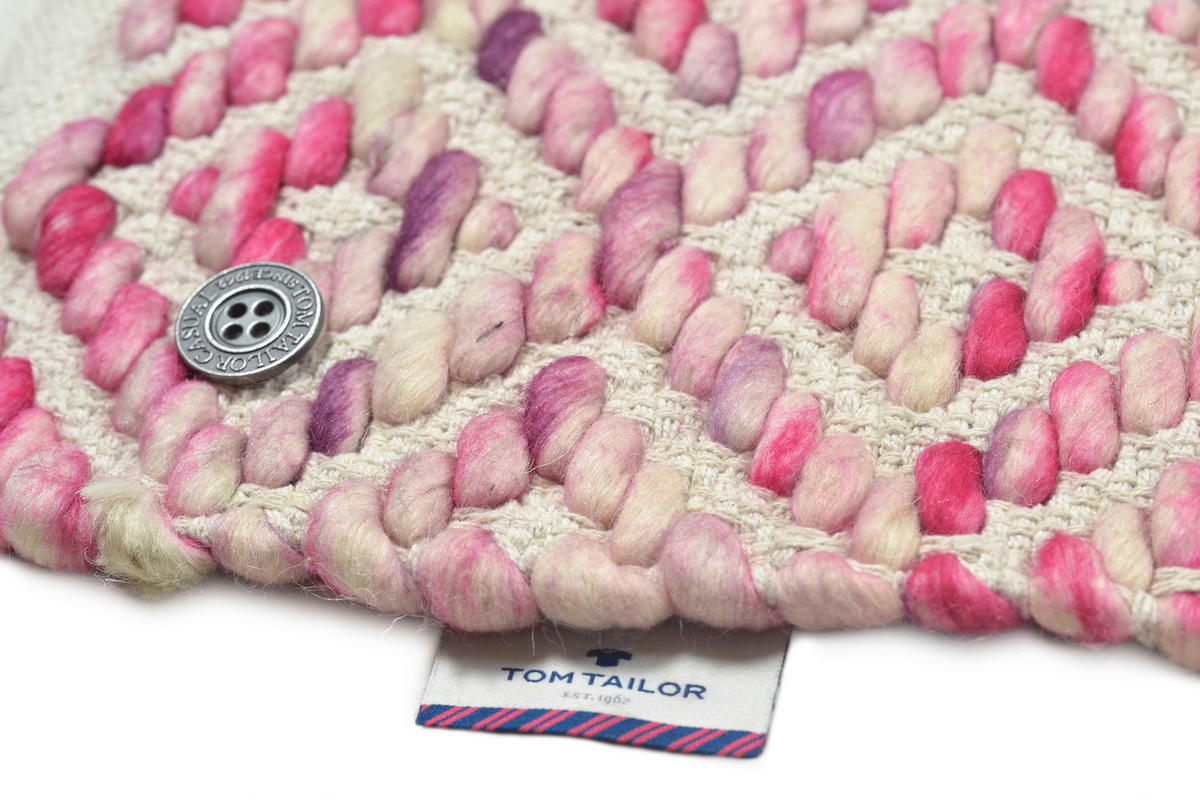 HANDWEBTEPPICH 140/200 cm Pink  - Pink, Design, Textil (140/200cm) - Tom Tailor