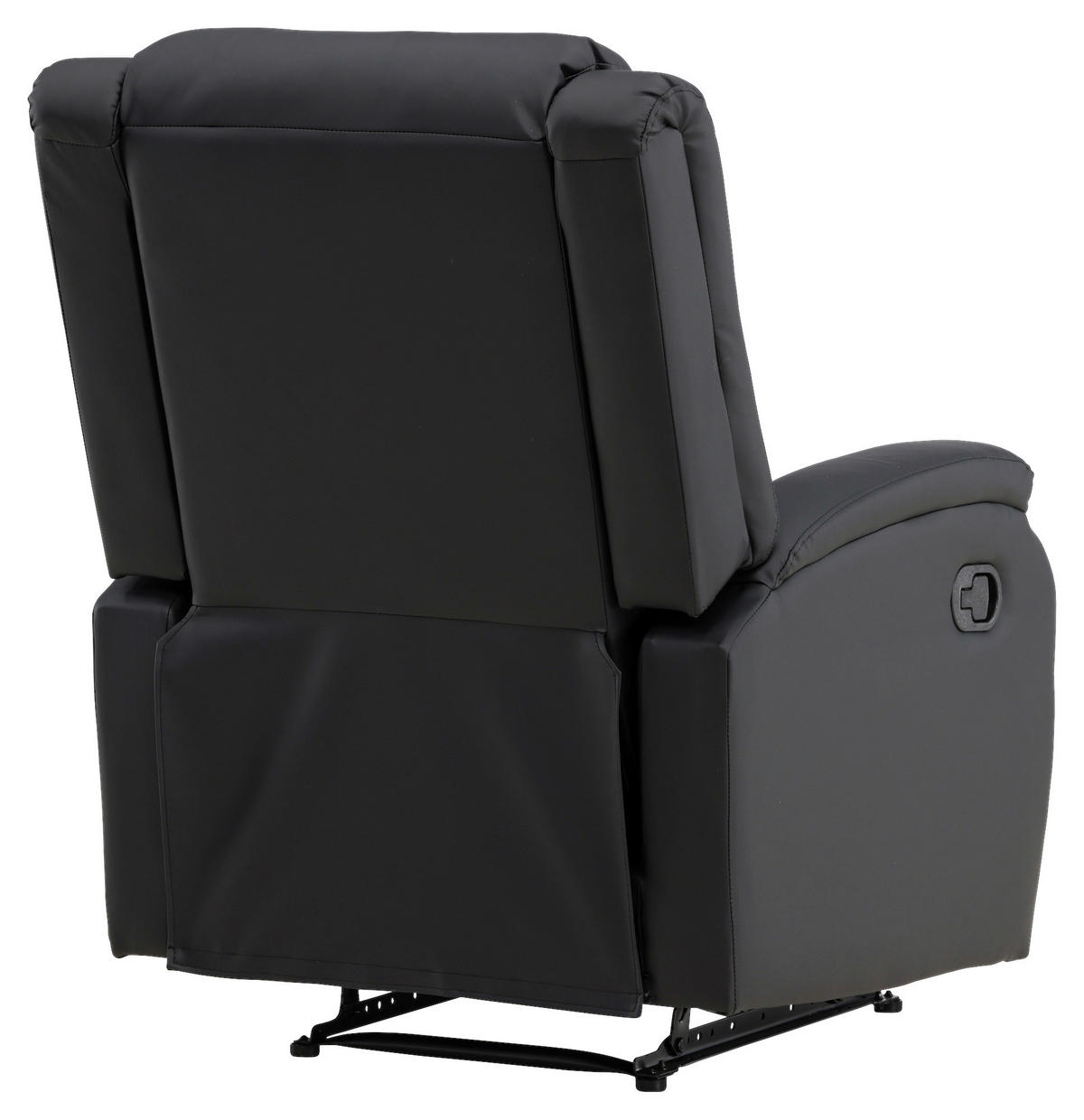 FERNSEHSESSEL in Schwarz  - Schwarz, Basics, Textil/Metall (74/103/92cm) - Livetastic
