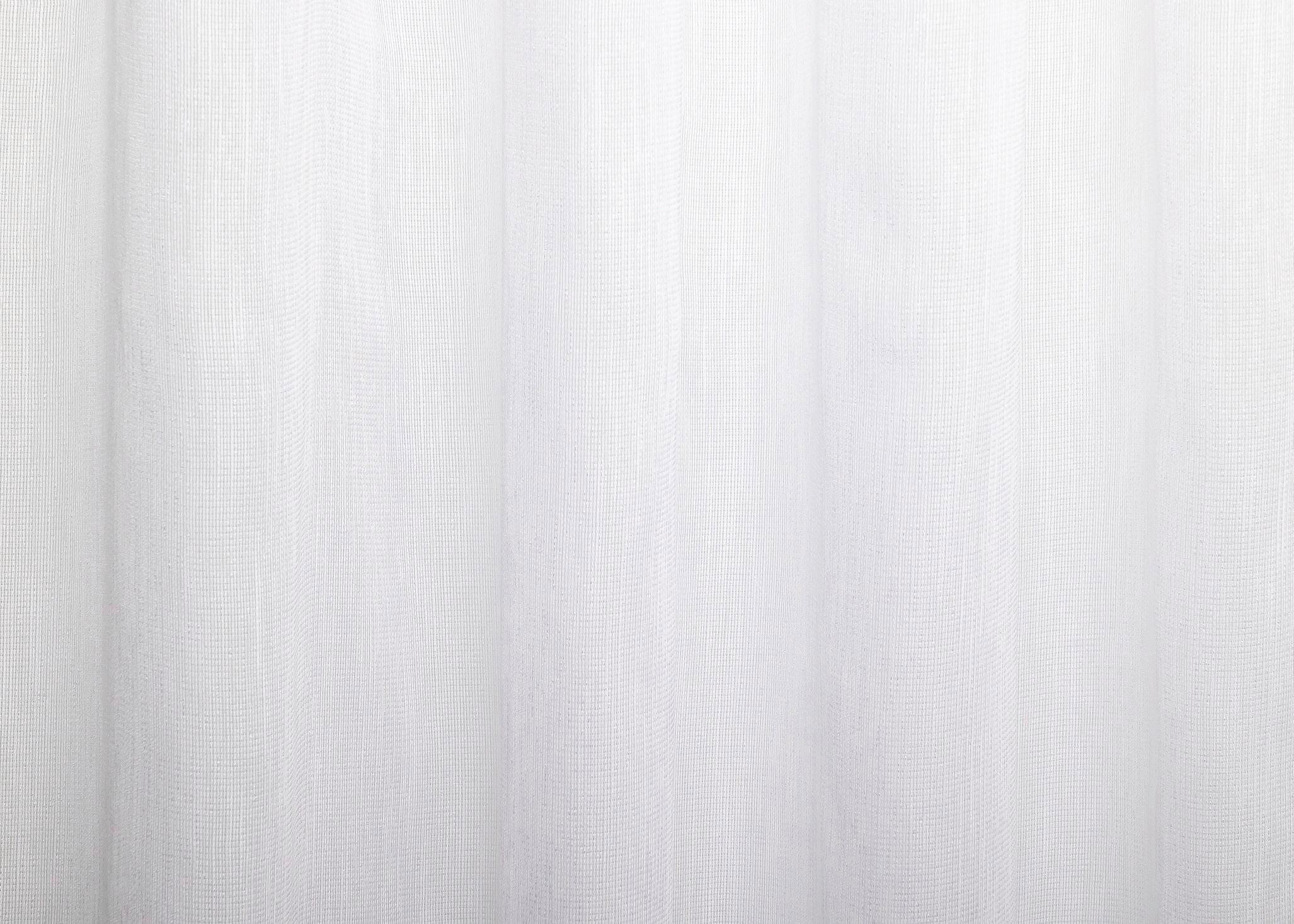 Perdea Tip Plasă  - alb, Basics, textil (355cm)