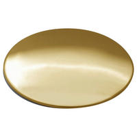 VENTILABDECKUNG  - Goldfarben, Basics, Metall (8,89cm) - Systemceram
