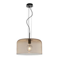 HÄNGELEUCHTE 35/150 cm  - Goldfarben/Bernsteinfarben, Trend, Glas/Metall (35/150cm)