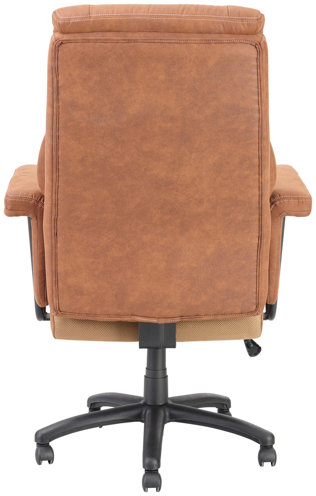 CHEFSESSEL  in Velours Braun, Schwarz  - Schwarz/Braun, MODERN, Kunststoff/Textil (84/120-128/85cm) - MID.YOU