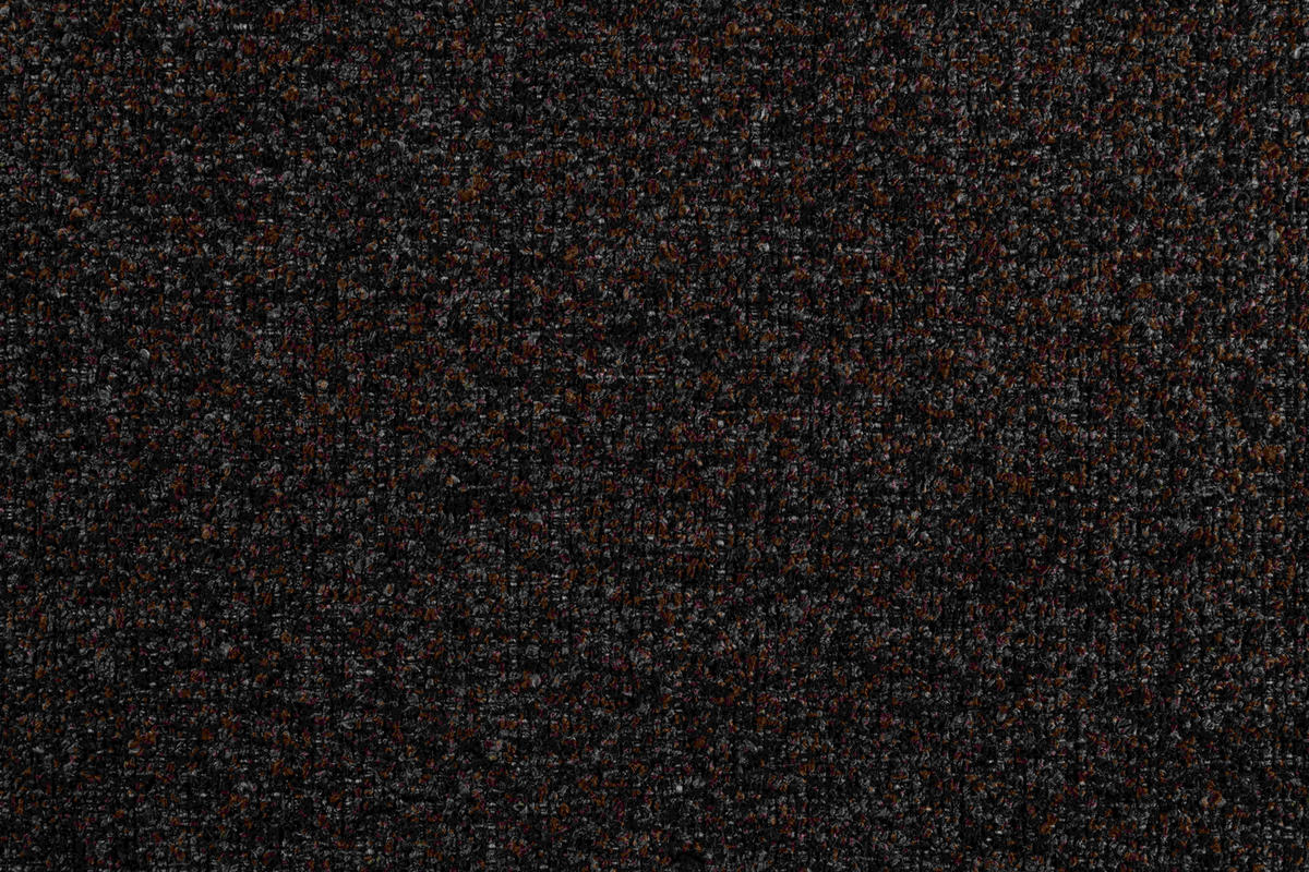 ECKSOFA  in Chenille Schwarzbraun  190/340 cm  - Schwarzbraun/Walnussfarben, Design, Kunststoff/Textil (190/340cm) - Belluti