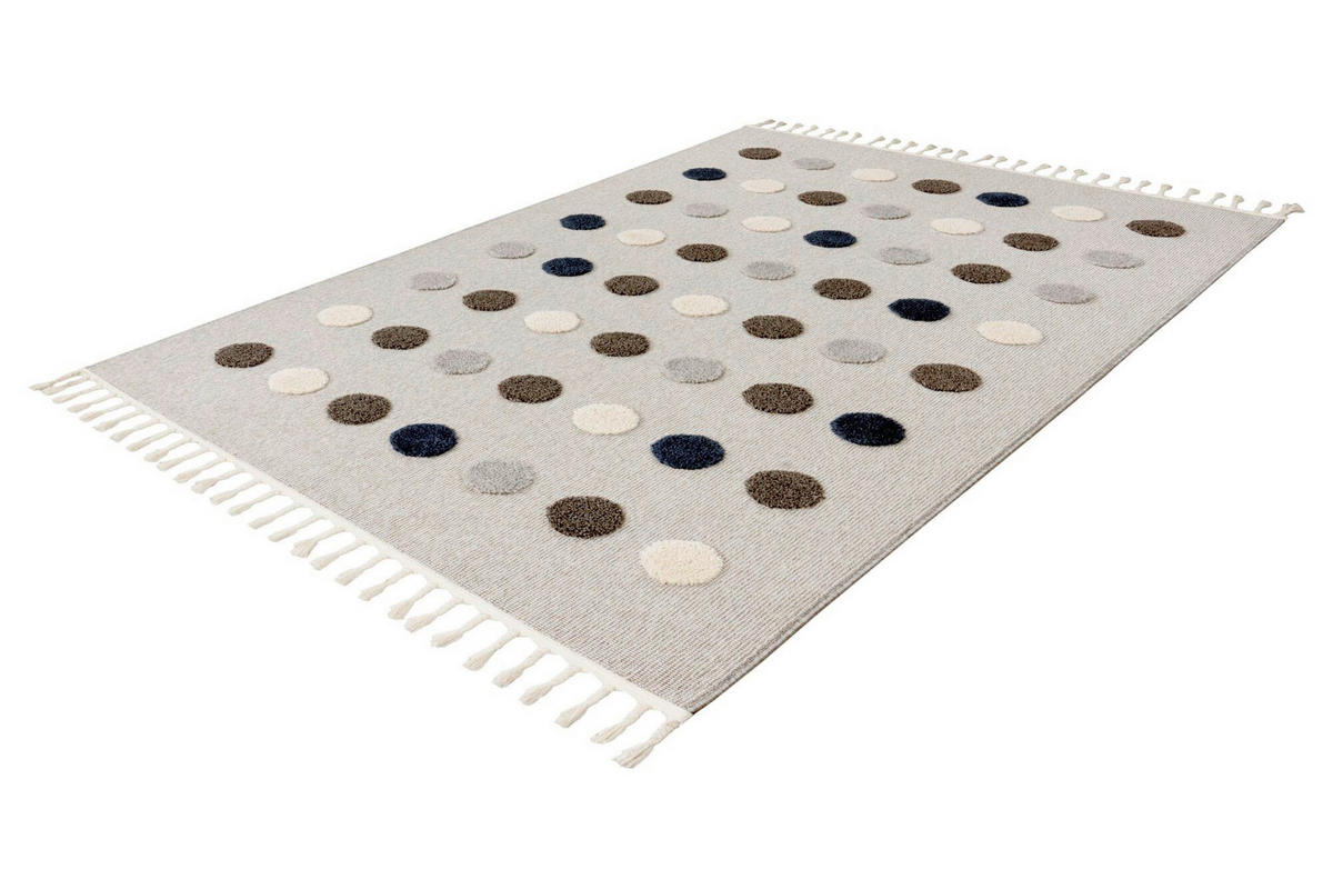 FLACHWEBETEPPICH 160/230 cm Grau rechteckig  - Grau, Basics, Textil (160/230cm) - Kayoom