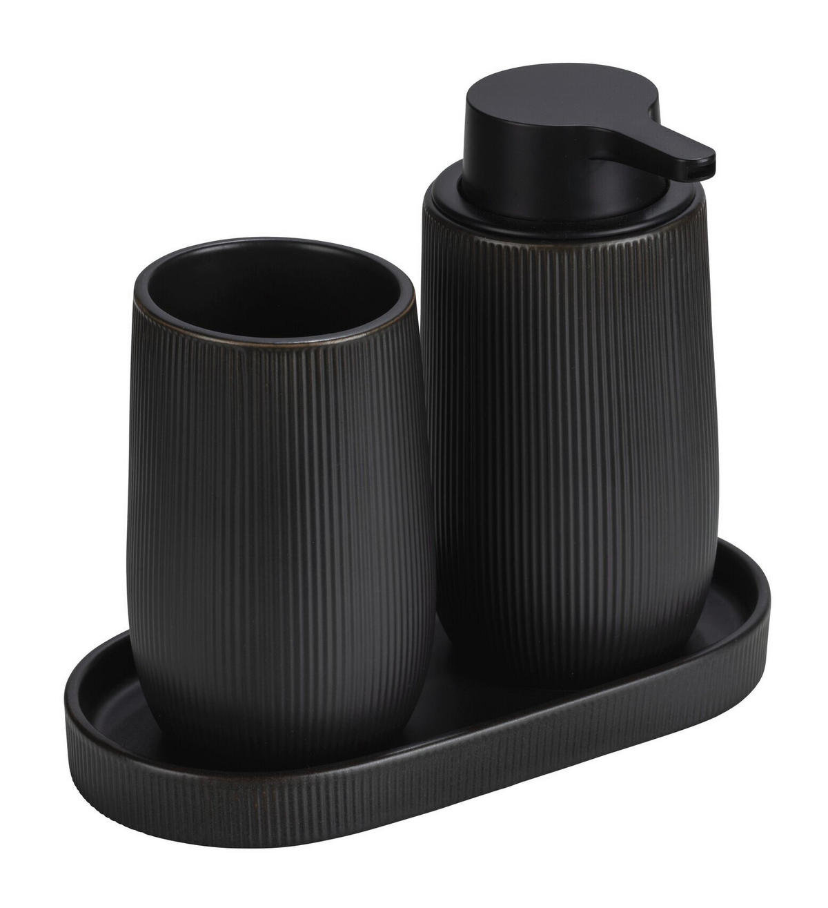 SEIFENSCHALE - Schwarz, Basics, Keramik (20/2,2/10cm) - Wenko