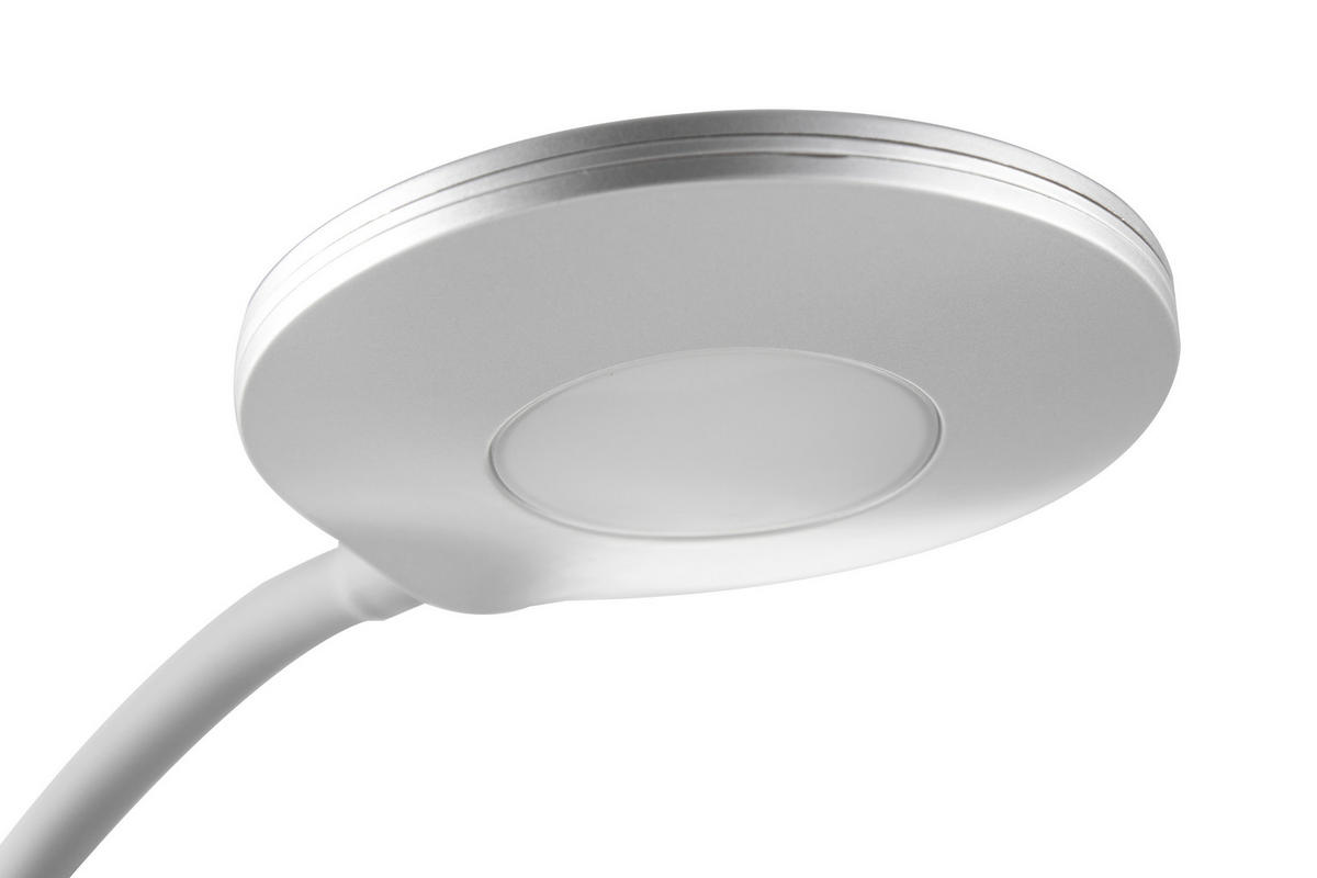 LED-TISCHLEUCHTE 18/13,2/35 cm   - Silberfarben, Basics, Kunststoff (18/13,2/35cm) - Novel