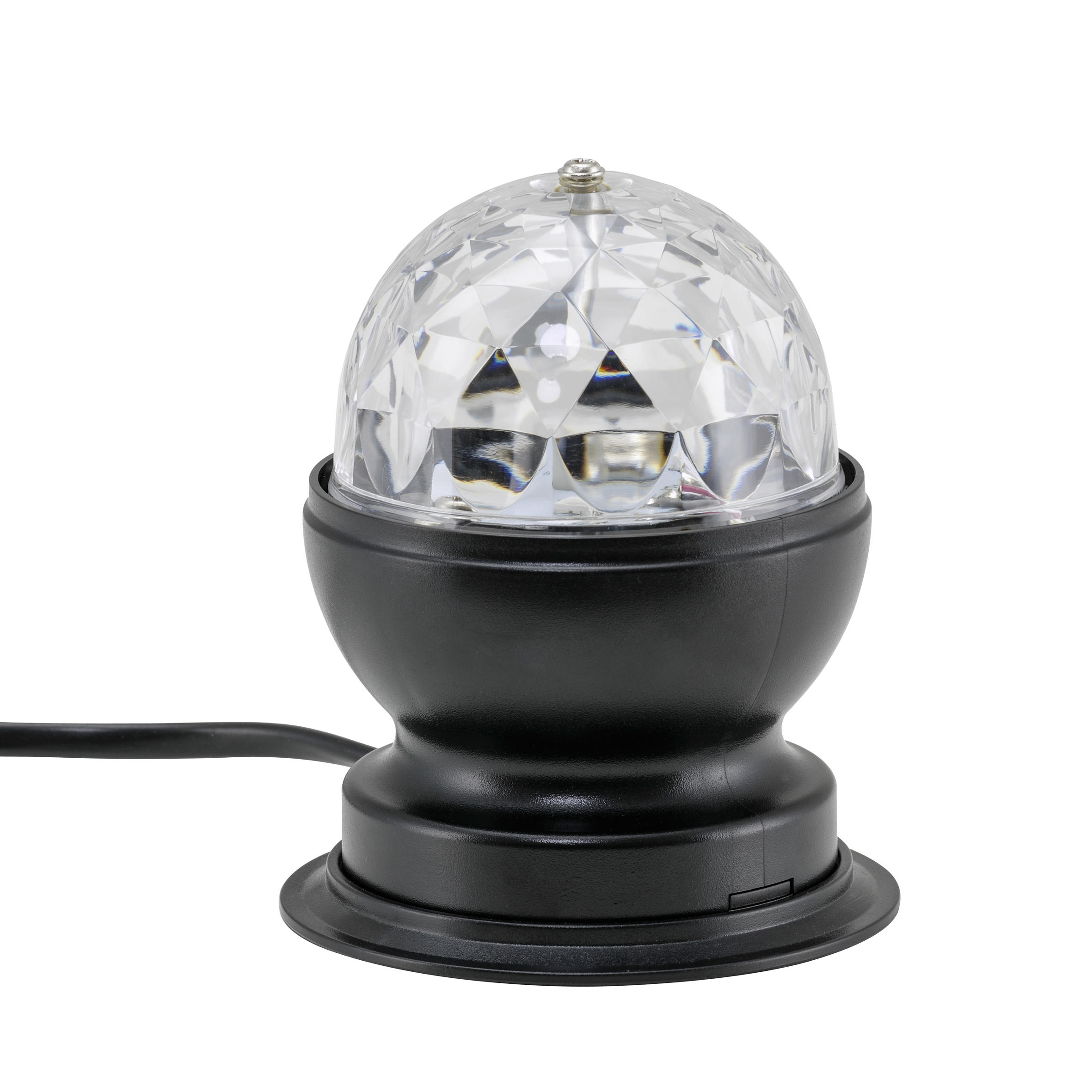 LED BORDSLAMPA 8,8 cm   - svart/transparent, Trend, plast (8,8cm) - Xora