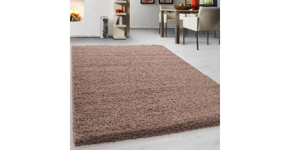 HOCHFLORTEPPICH 60/110 cm Life 1500 Braun, Beige - Beige/Braun, Trend, Textil (60/110cm) - Novel