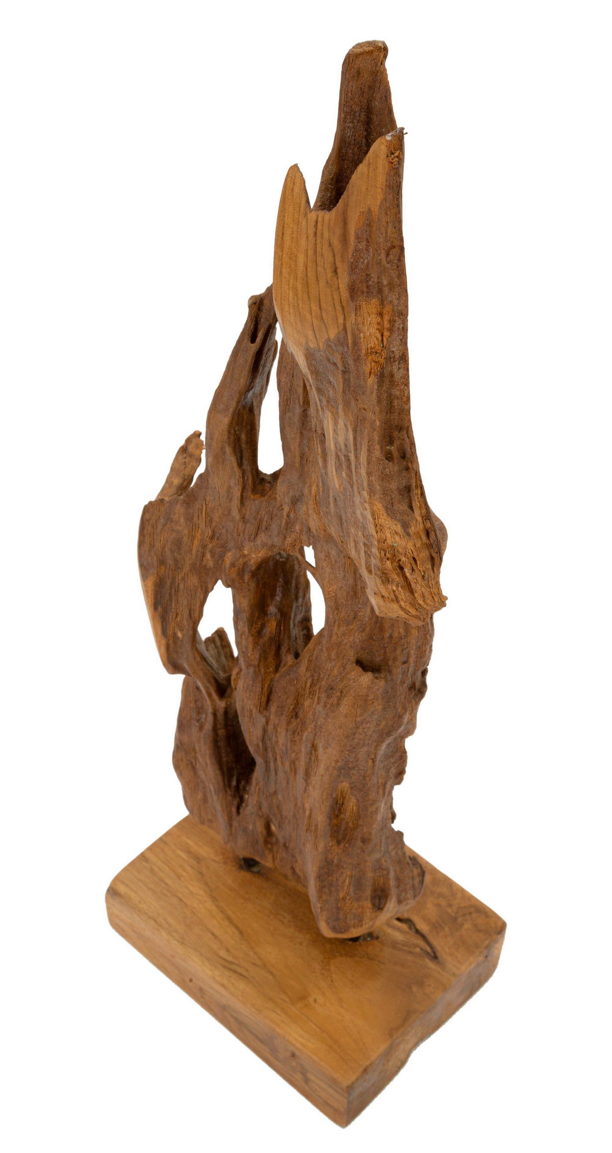 SKULPTUR - Braun, Basics, Holz (55/18/13cm)