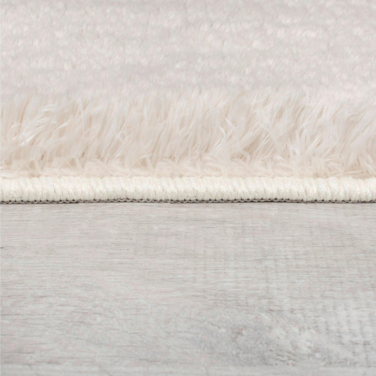 WEBTEPPICH 80/150 cm FAROE WOOL LOOK FUR Creme  - Creme, KONVENTIONELL, Textil (80/150cm)