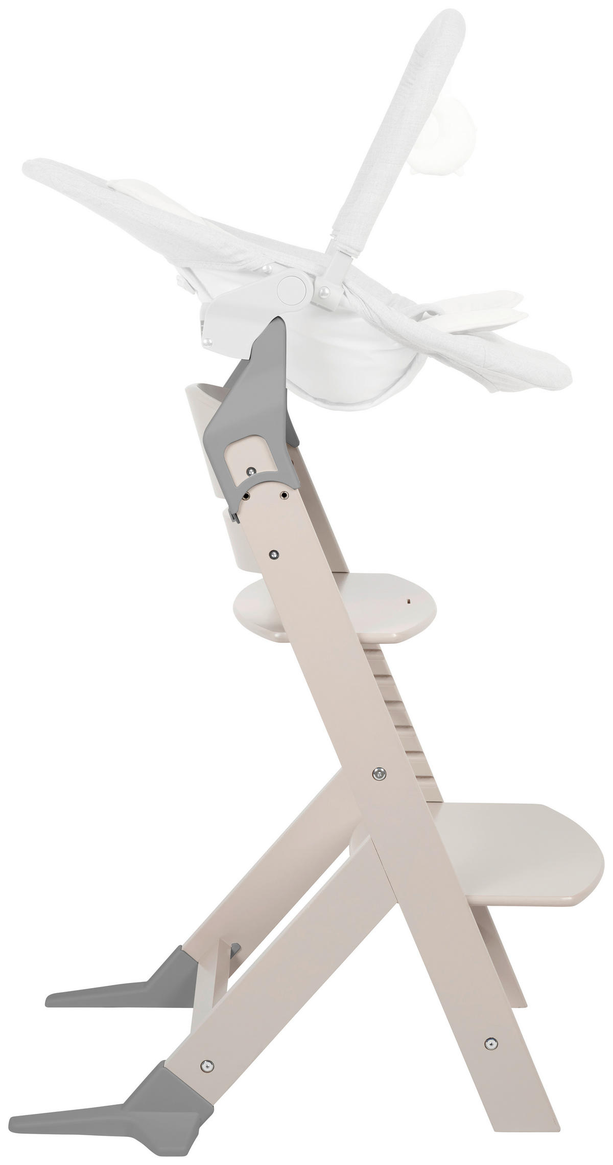 HOCHSTUHL Lunch Hellgrau BISCUIT  - Hellgrau, LIFESTYLE, Holz (45/50,5/78,5cm) - My Baby Lou