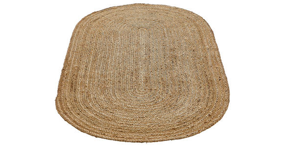 JUTETEPPICH 80/150 cm Agra Oval  - Braun, Natur, Textil (80/150cm) - Linea Natura