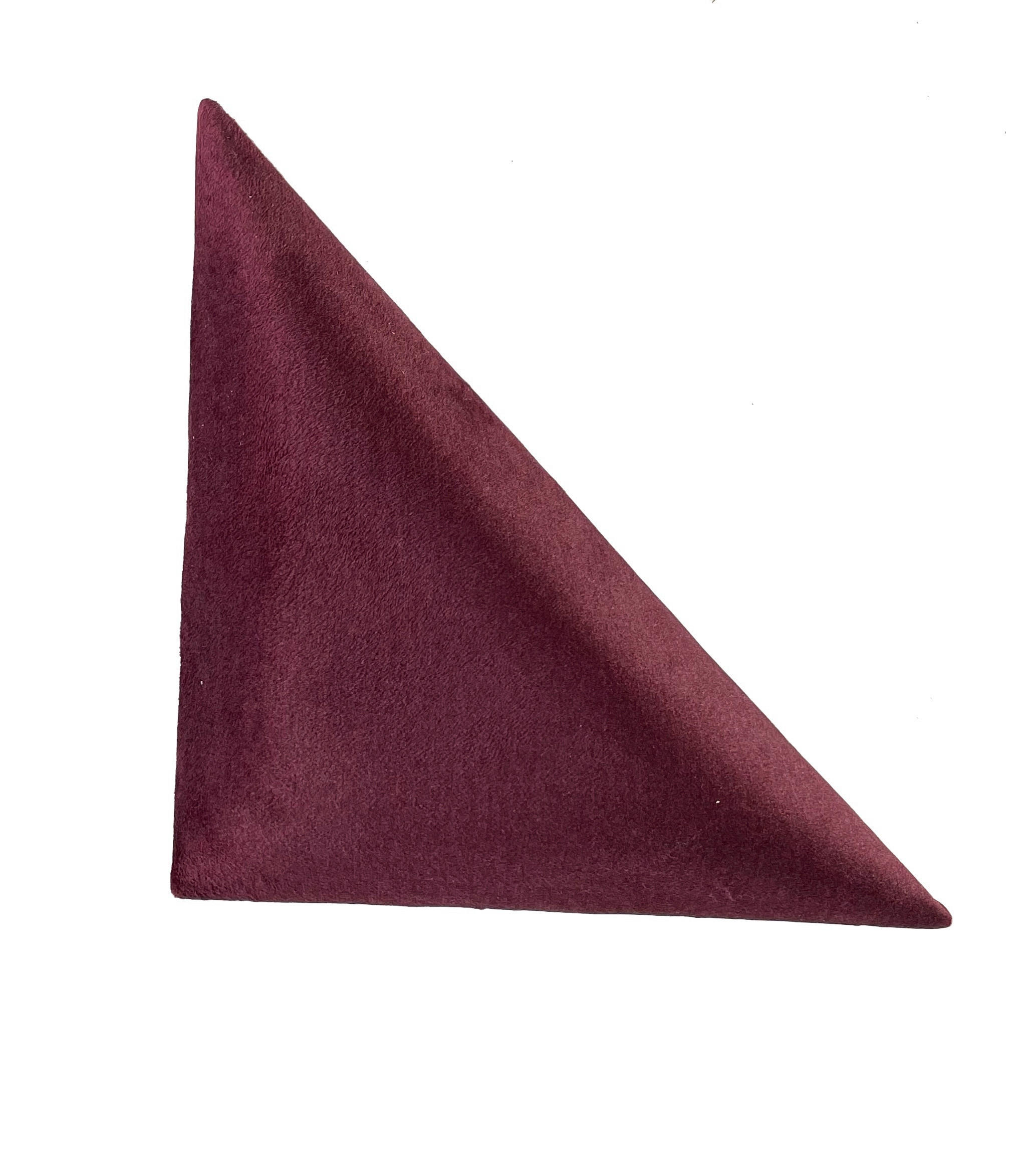Polsterpaneel 2er-set 29,5x29,5 Dreieckig, Bordeaux