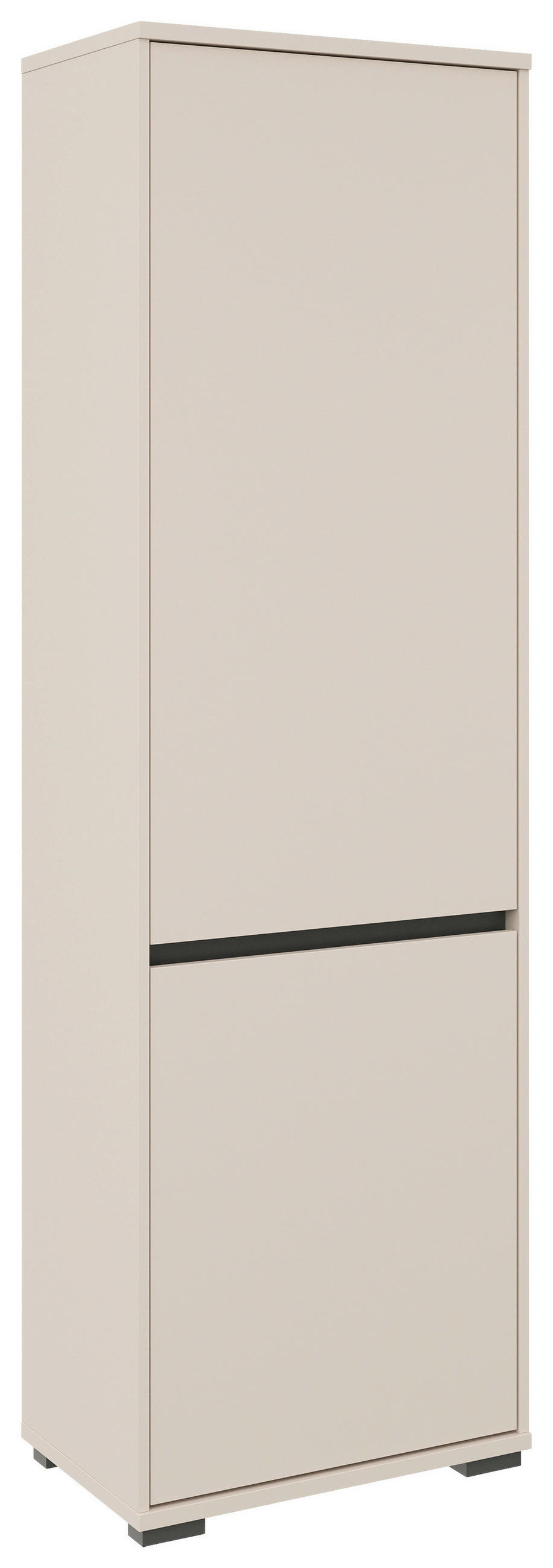 GARDEROBENSCHRANK  in 60/195/38 cm  - Kaschmir/Anthrazit, MODERN, Holzwerkstoff/Kunststoff (60/195/38cm) - Xora